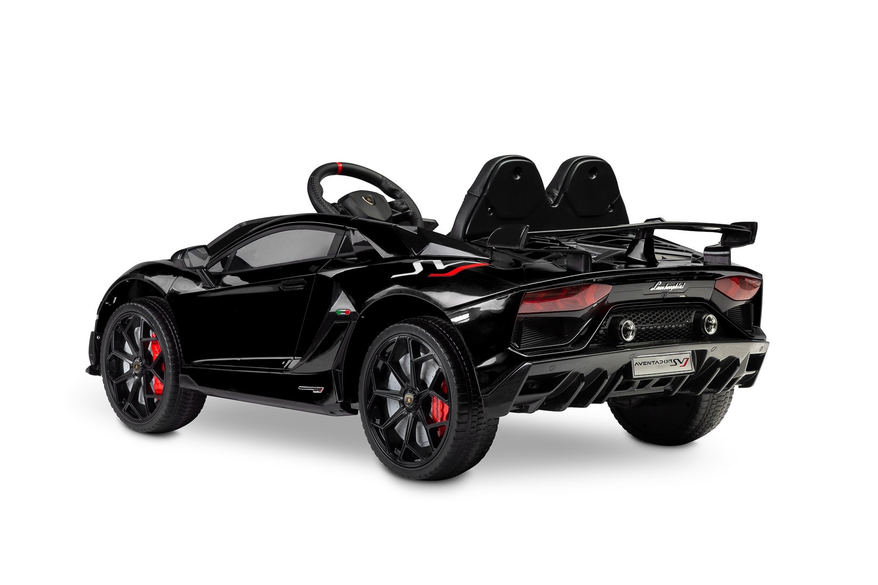 Masinuta electrica cu telecomanda Toyz Lamborghini Aventador SVJ 12V Black image 13