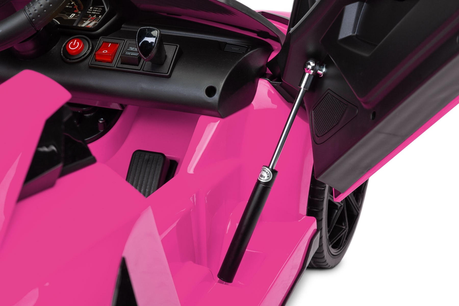 Masinuta electrica cu telecomanda Toyz Lamborghini Aventador SVJ 12V Pink image 5