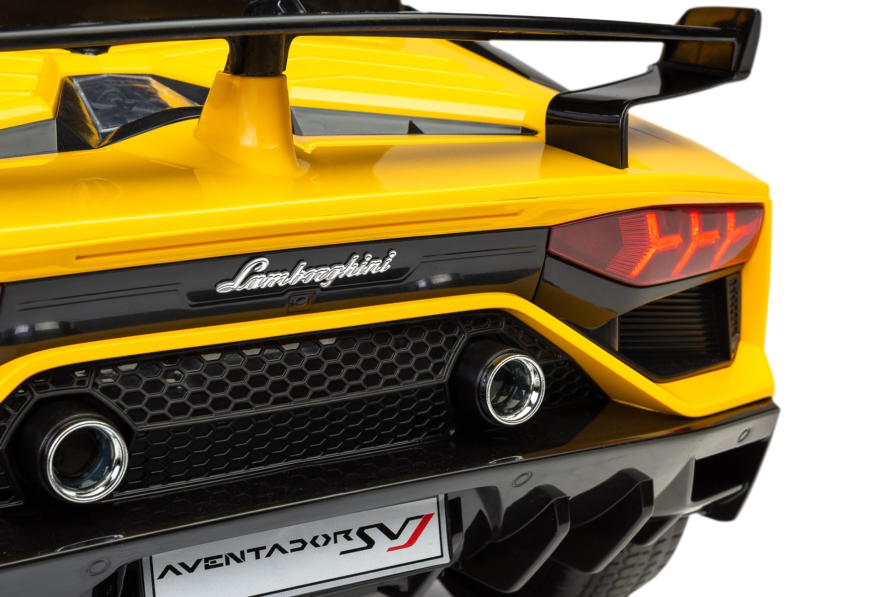 Masinuta electrica cu telecomanda Toyz Lamborghini Aventador SVJ 12V Yellow image 13