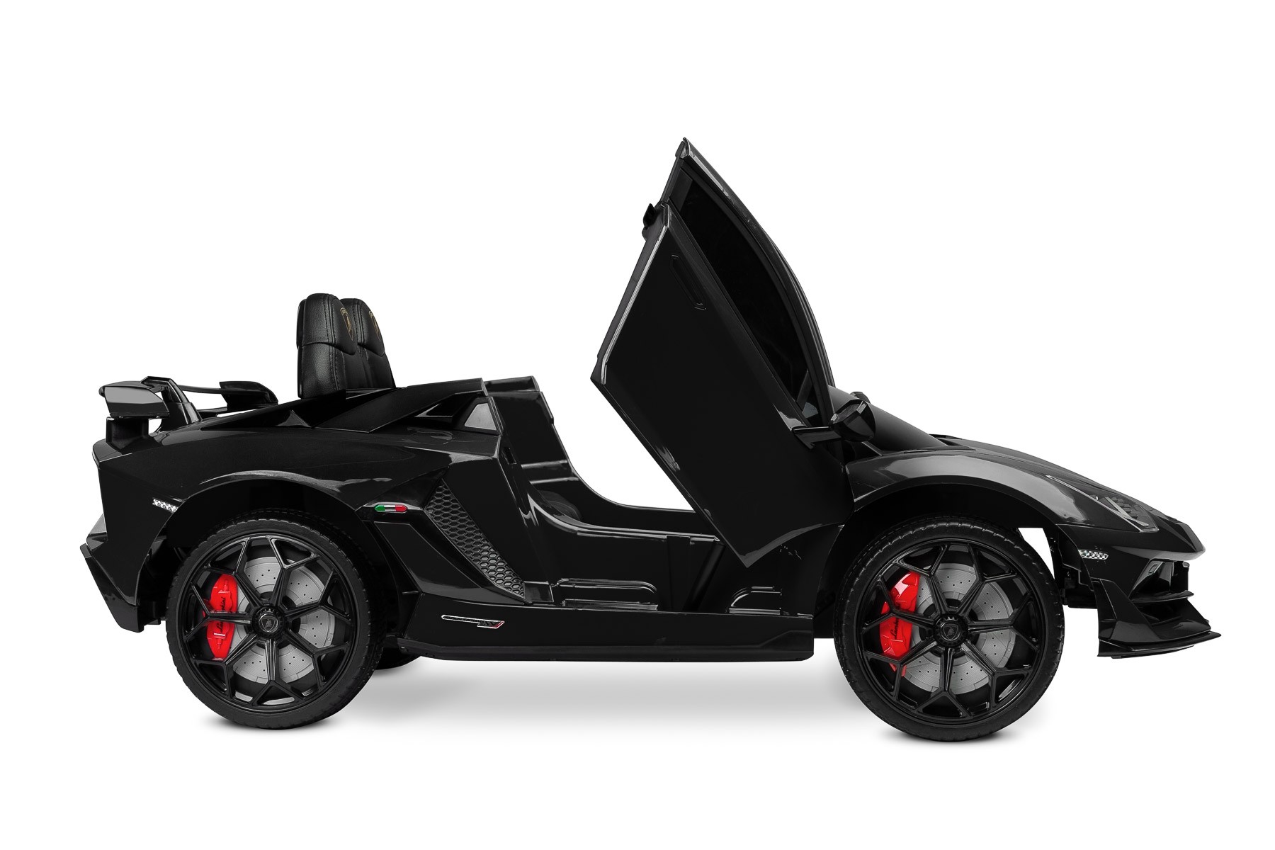 Masinuta electrica cu telecomanda Toyz Lamborghini Aventador SVJ 12V Black image 14