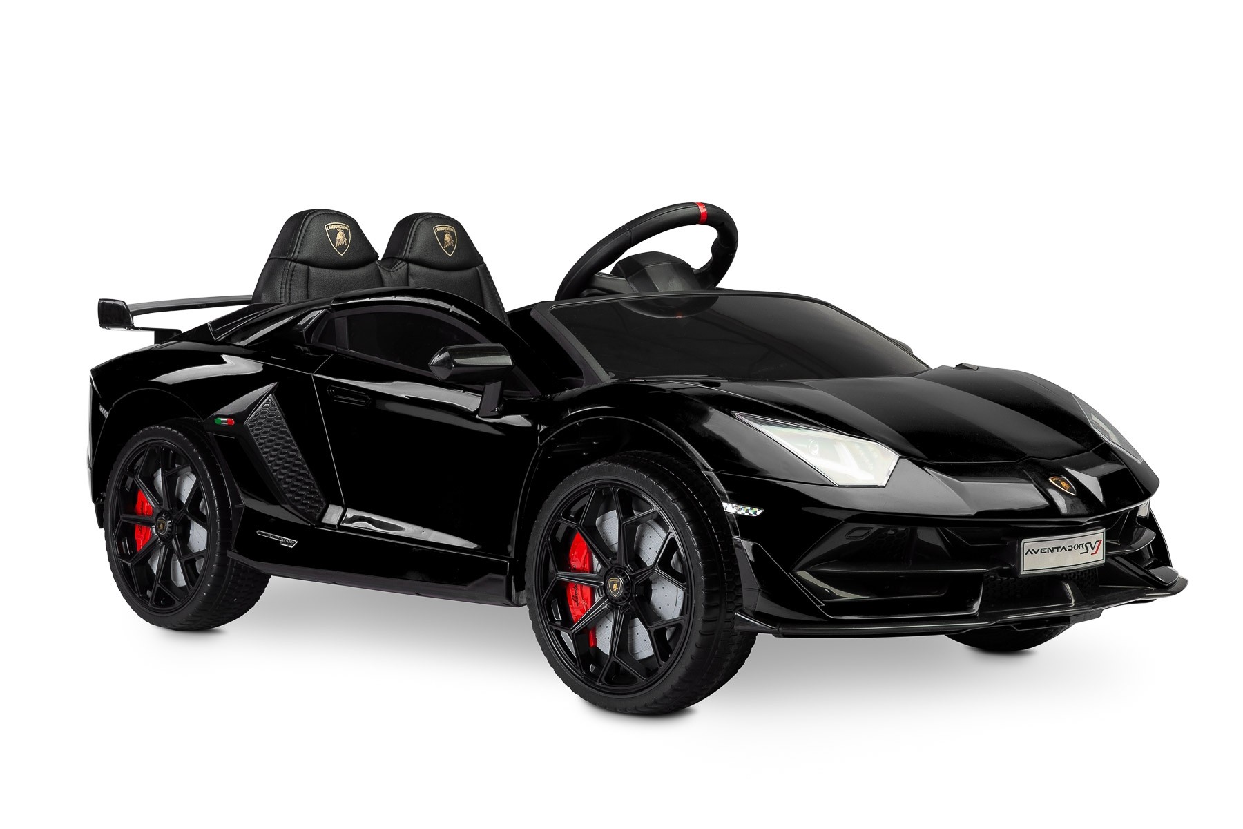 Masinuta electrica cu telecomanda Toyz Lamborghini Aventador SVJ 12V Black image 16