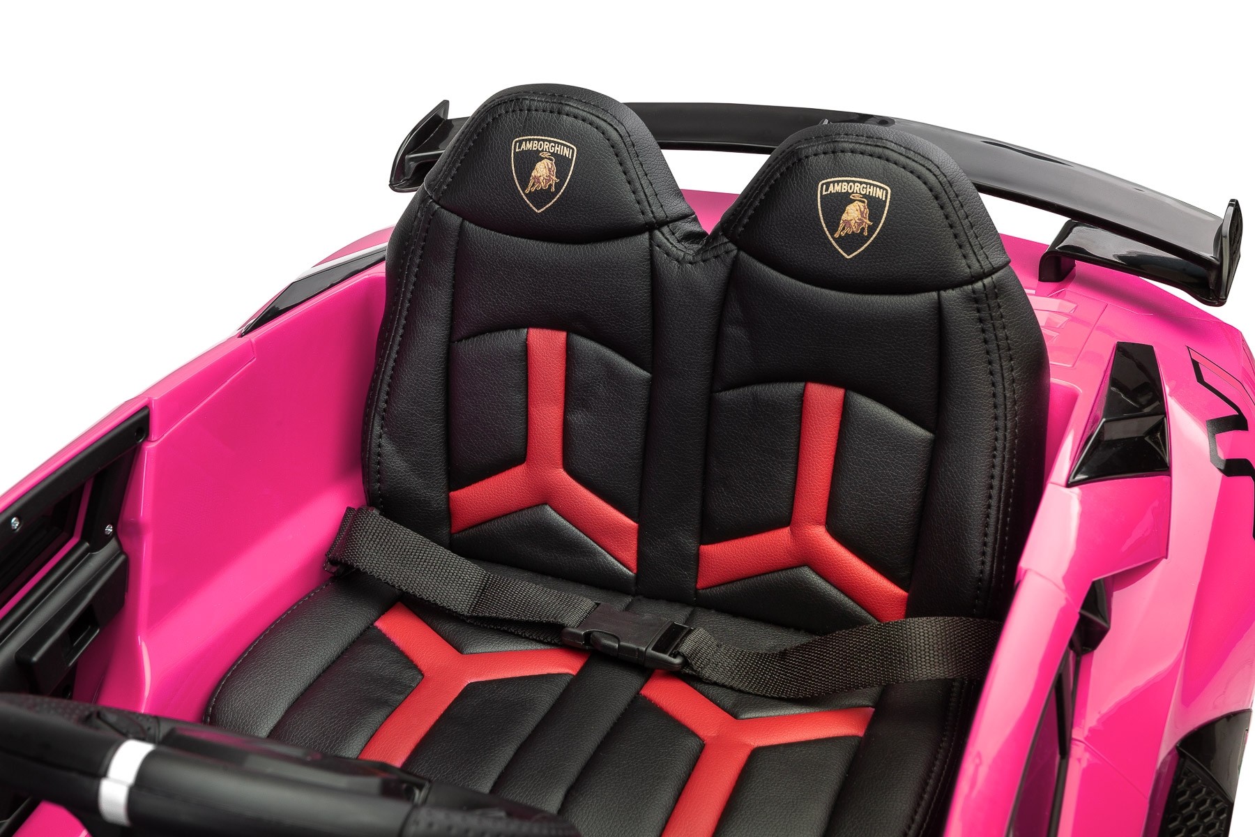 Masinuta electrica cu telecomanda Toyz Lamborghini Aventador SVJ 12V Pink image 9
