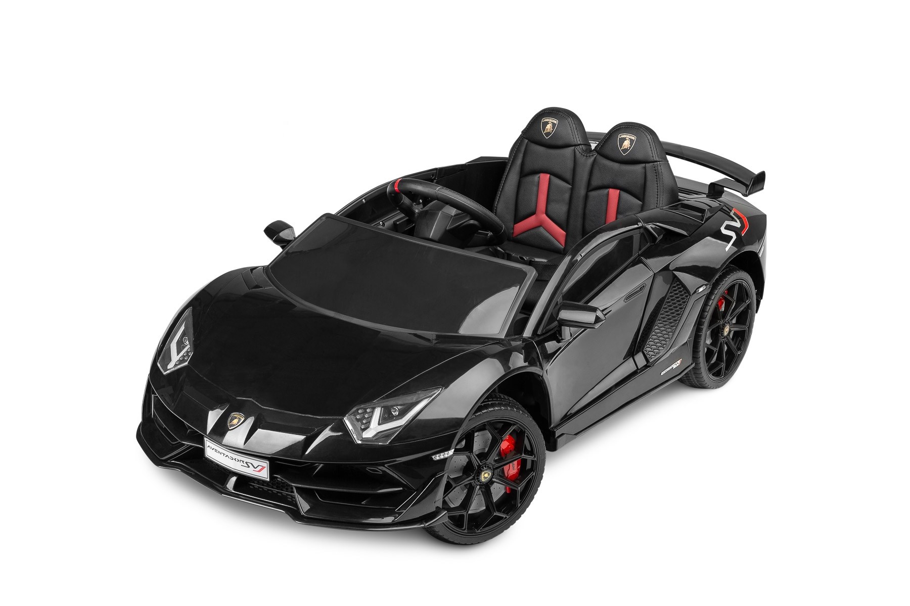 Masinuta electrica cu telecomanda Toyz Lamborghini Aventador SVJ 12V Black image 18