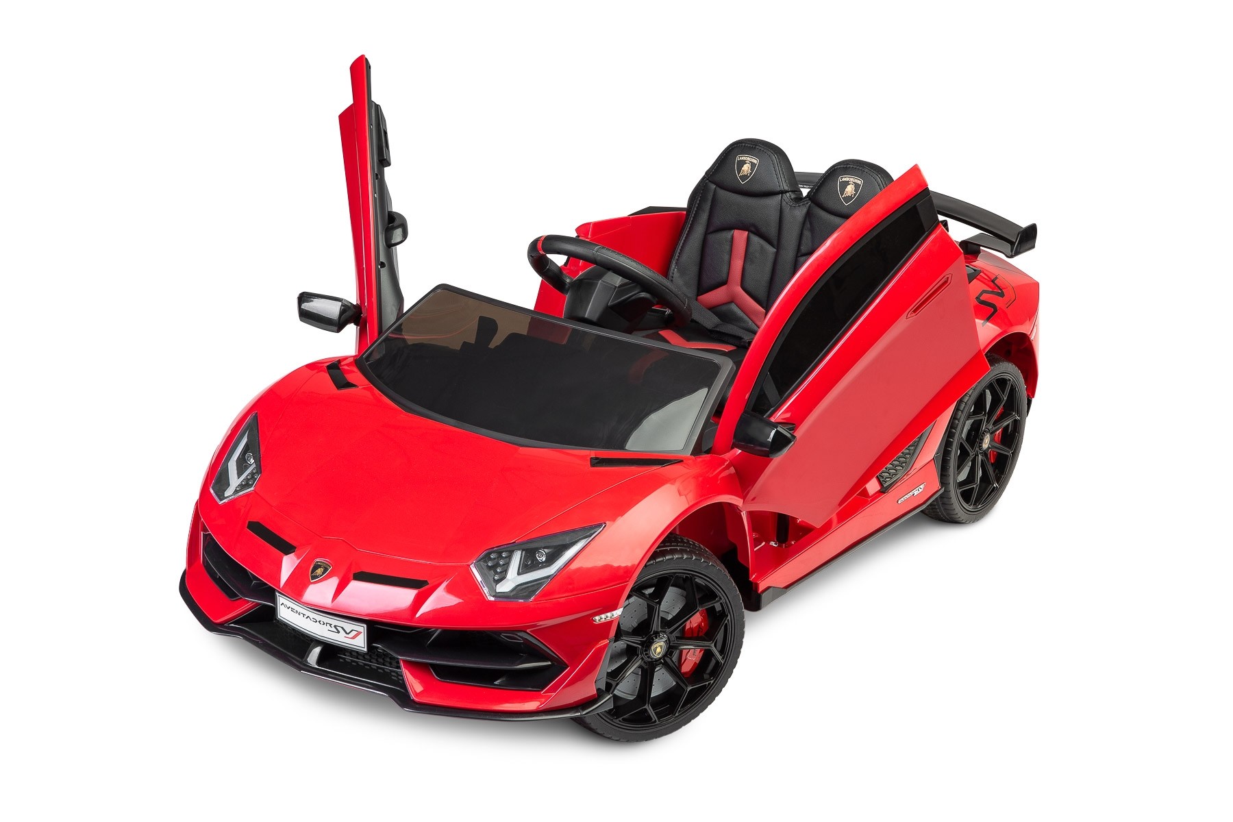 Masinuta electrica cu telecomanda Toyz Lamborghini Aventador SVJ 12V Red image 18