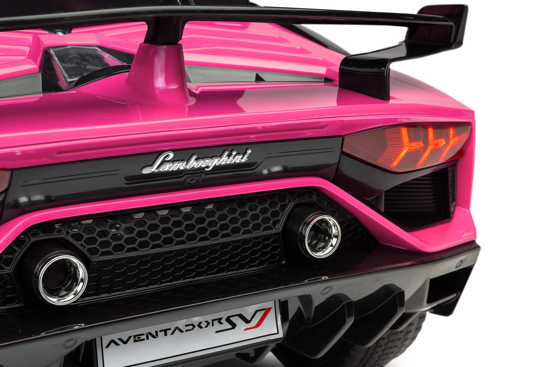 Masinuta electrica cu telecomanda Toyz Lamborghini Aventador SVJ 12V Pink image 11