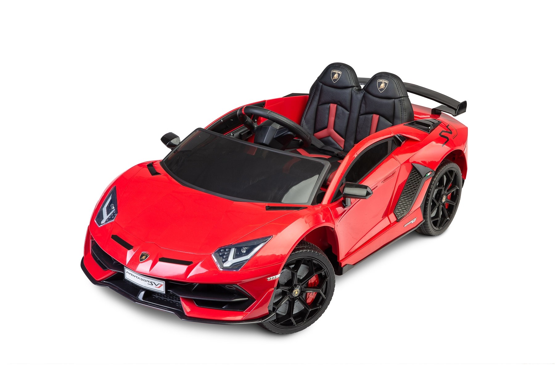 Masinuta electrica cu telecomanda Toyz Lamborghini Aventador SVJ 12V Red image 19