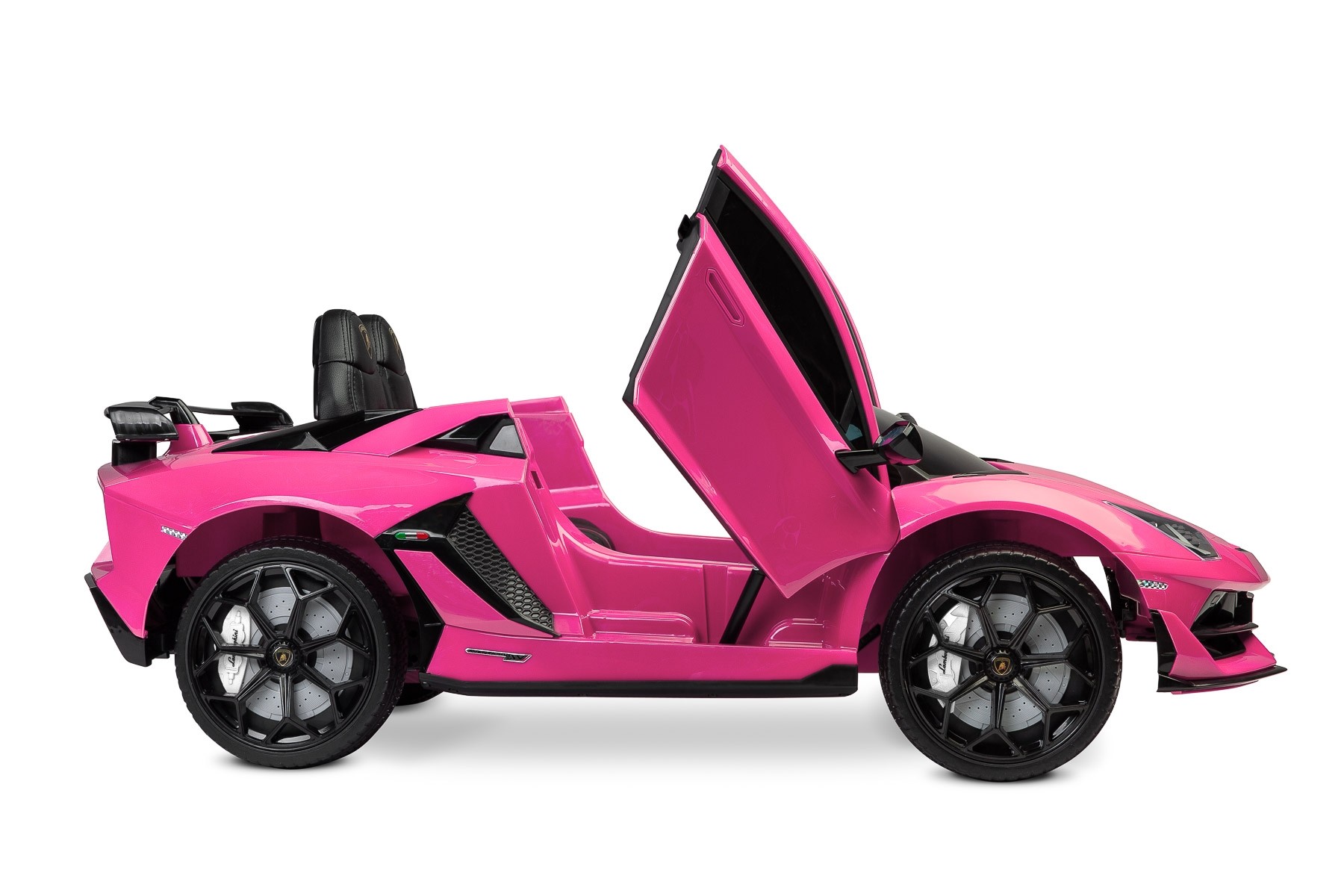 Masinuta electrica cu telecomanda Toyz Lamborghini Aventador SVJ 12V Pink image 13