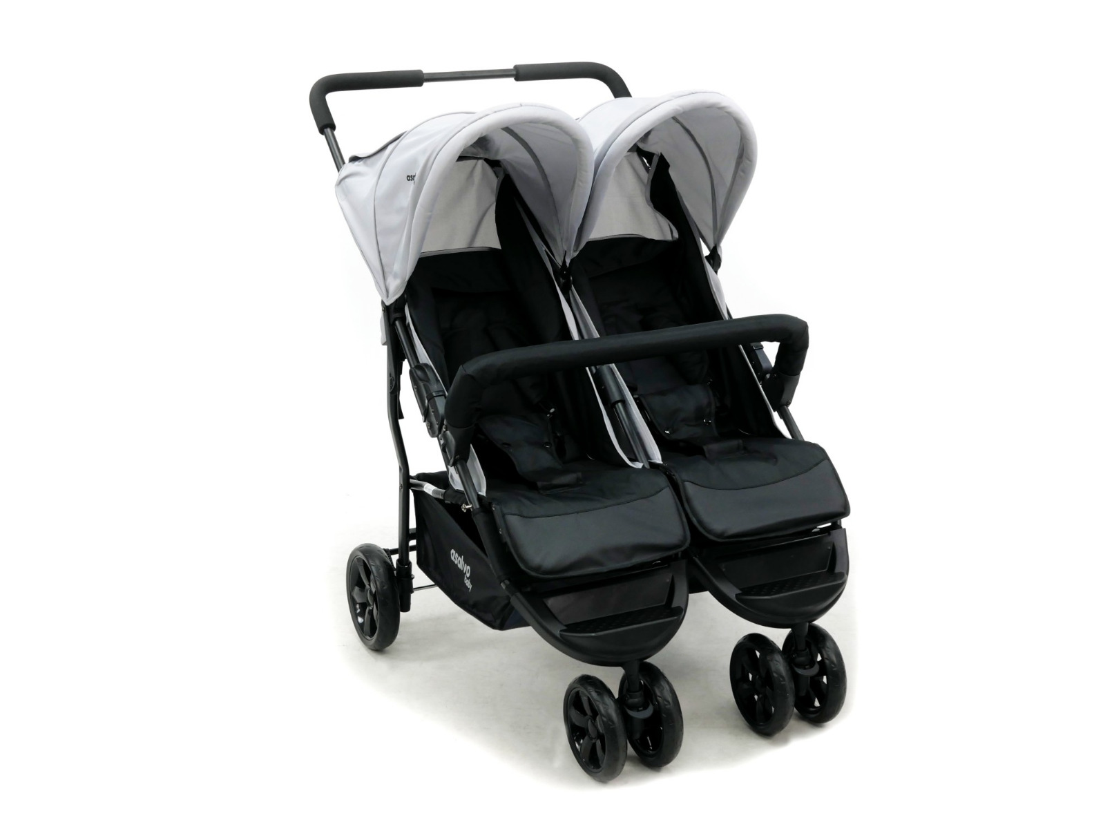 Carucior sport pentru gemeni Asalvo DOUBLE DINAMIC Anthracite image 7