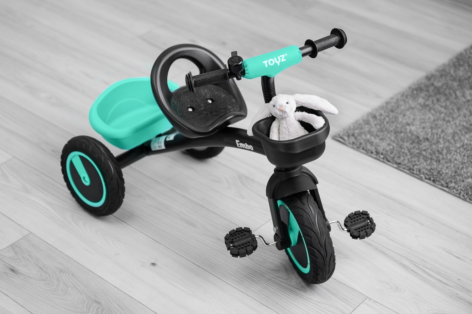 Tricicleta pentru copii Toyz EMBO Turcoaz image 2