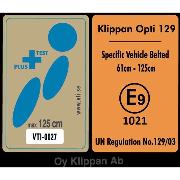 Scaun auto Klippan OPTI129 i-Size Rearfacing 125 cm/32 Kg Sport image 1