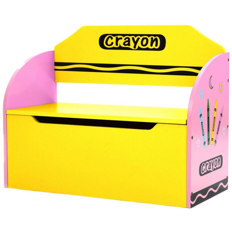 Bancuta pentru depozitare jucarii Pink Crayon image 2