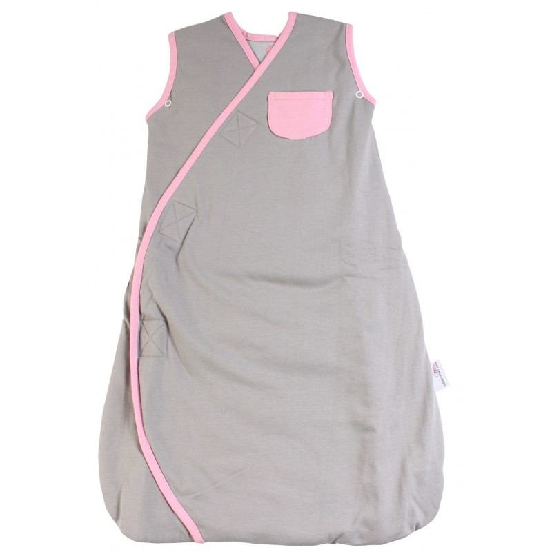 Sac de dormit multifunctional Grey Pink Elephant Travel 0-6 luni 2.5 Tog
