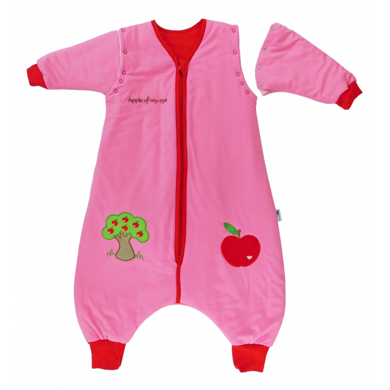 Sac de dormit cu picioruse si maneca lunga detasabila Apple of my eye 5-6 ani 2.5 Tog image 2