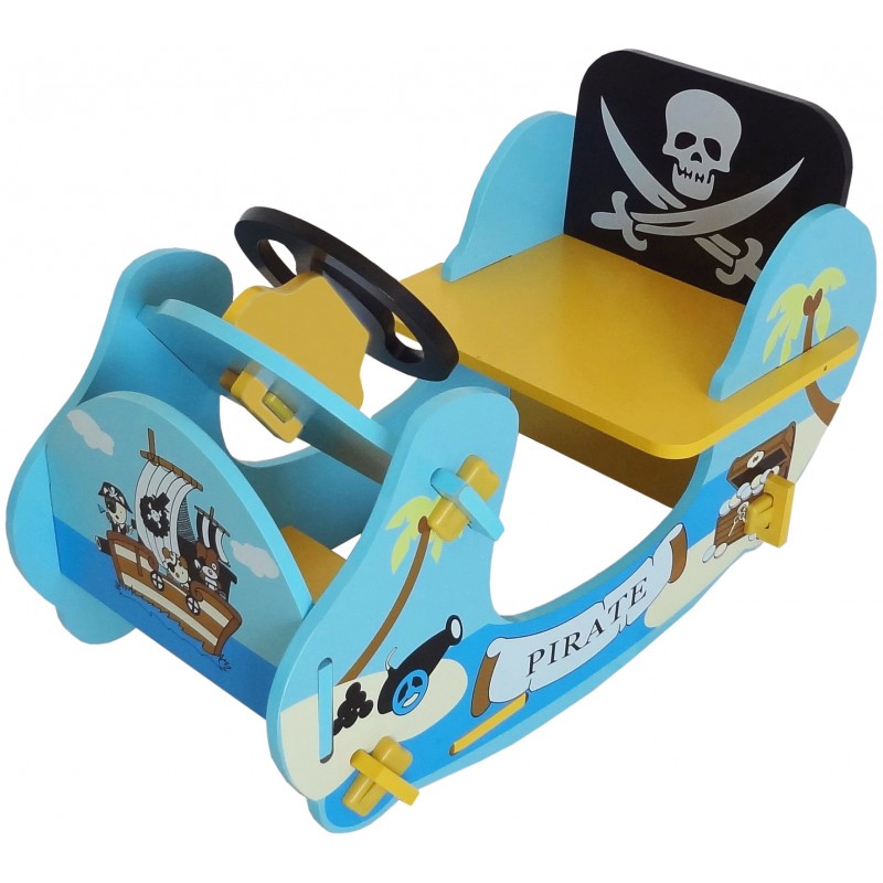 Balansoar din lemn Blue Pirate Boat