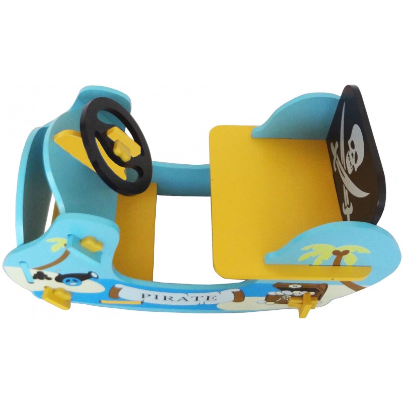 Balansoar din lemn Blue Pirate Boat image 1