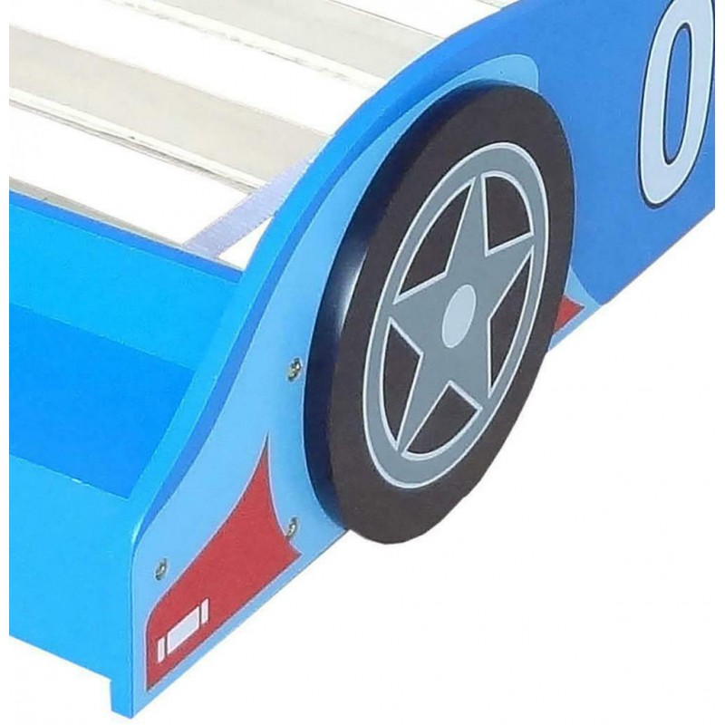 Pat cu cadru din lemn Racing Car image 1