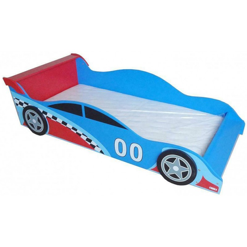 Pat cu cadru din lemn Racing Car image 3