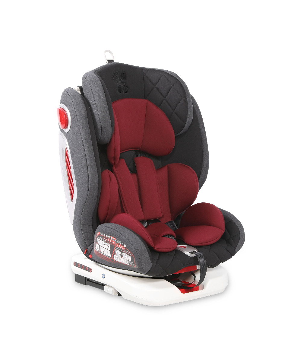 Scaun auto, Roto, Isofix, rotativ 360 grade, 0-36 Kg, Black Red image 1