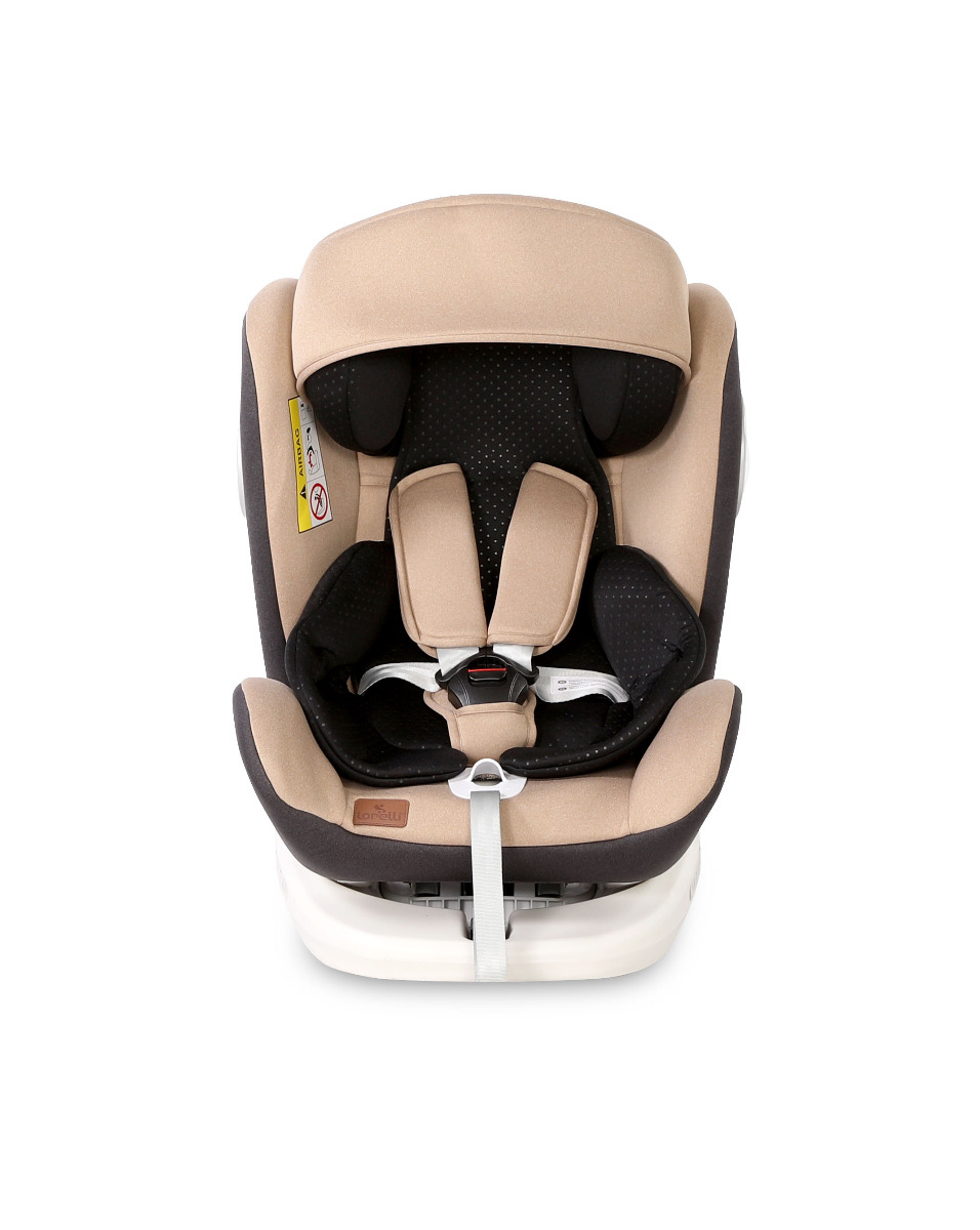 Scaun auto, Lusso SPS, Isofix, rotativ 360 grade, 0-36 kg, Beige Black image 1