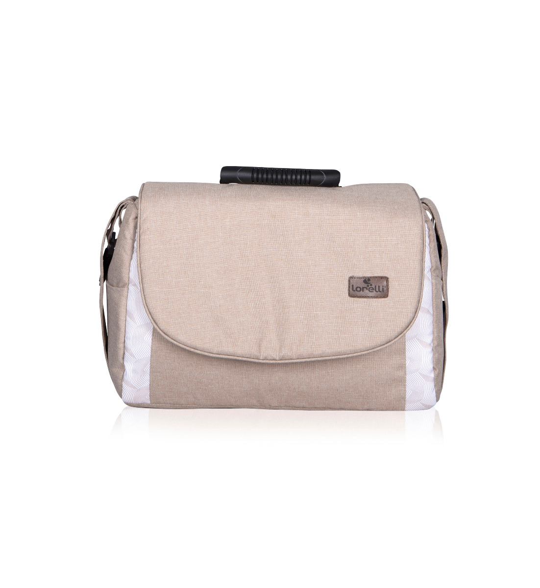 Carucior set 3 in 1, Mia, cadru aluminiu, roti cu camera, Light & Dark Beige image 4