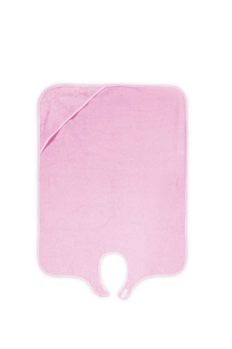 Prosop dublu de baie, 80 x 100 cm, cu capison, Pink