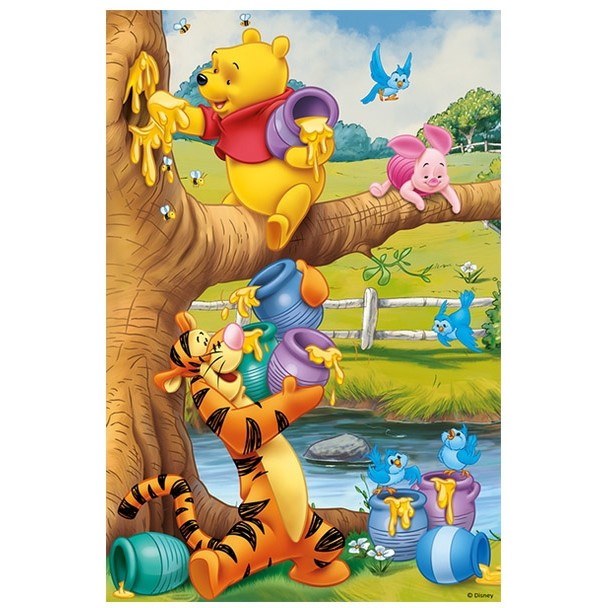 Puzzle Trefl Disney Winnie the Pooh, O mica atentie 60 piese image 2