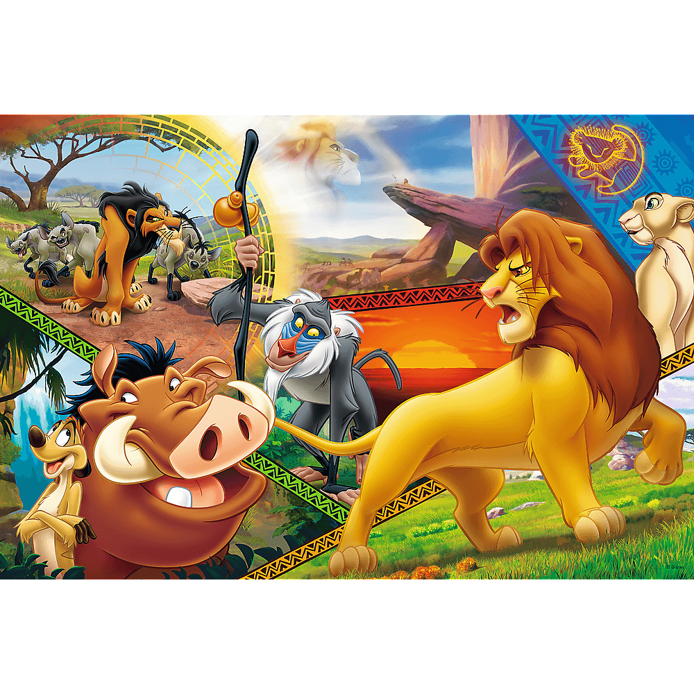 Puzzle Trefl Disney The Lion King, Aventurile lui Simba 100 piese image 1