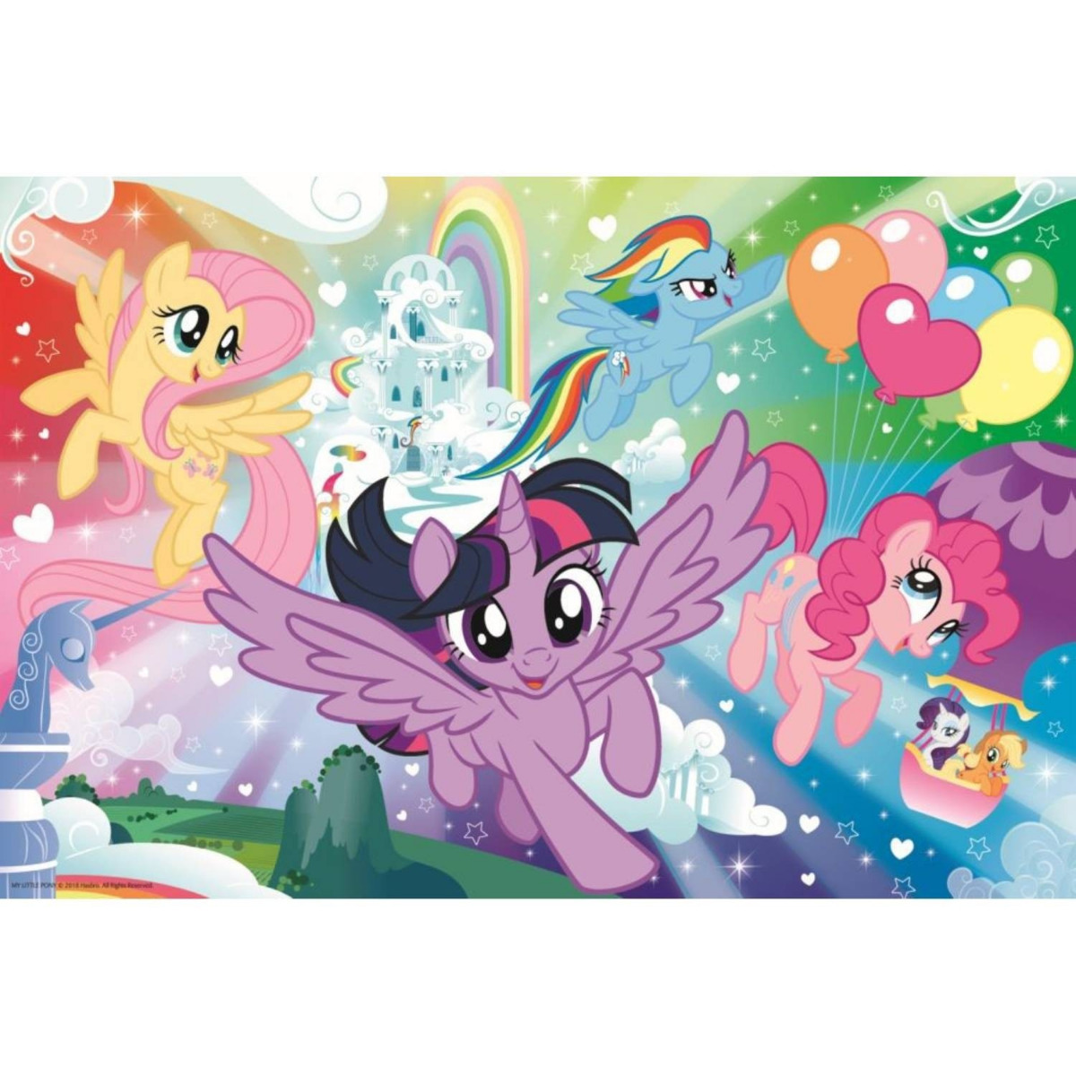 Puzzle Trefl My Little Pony, Curcubeul prieteniei 100 piese image 2