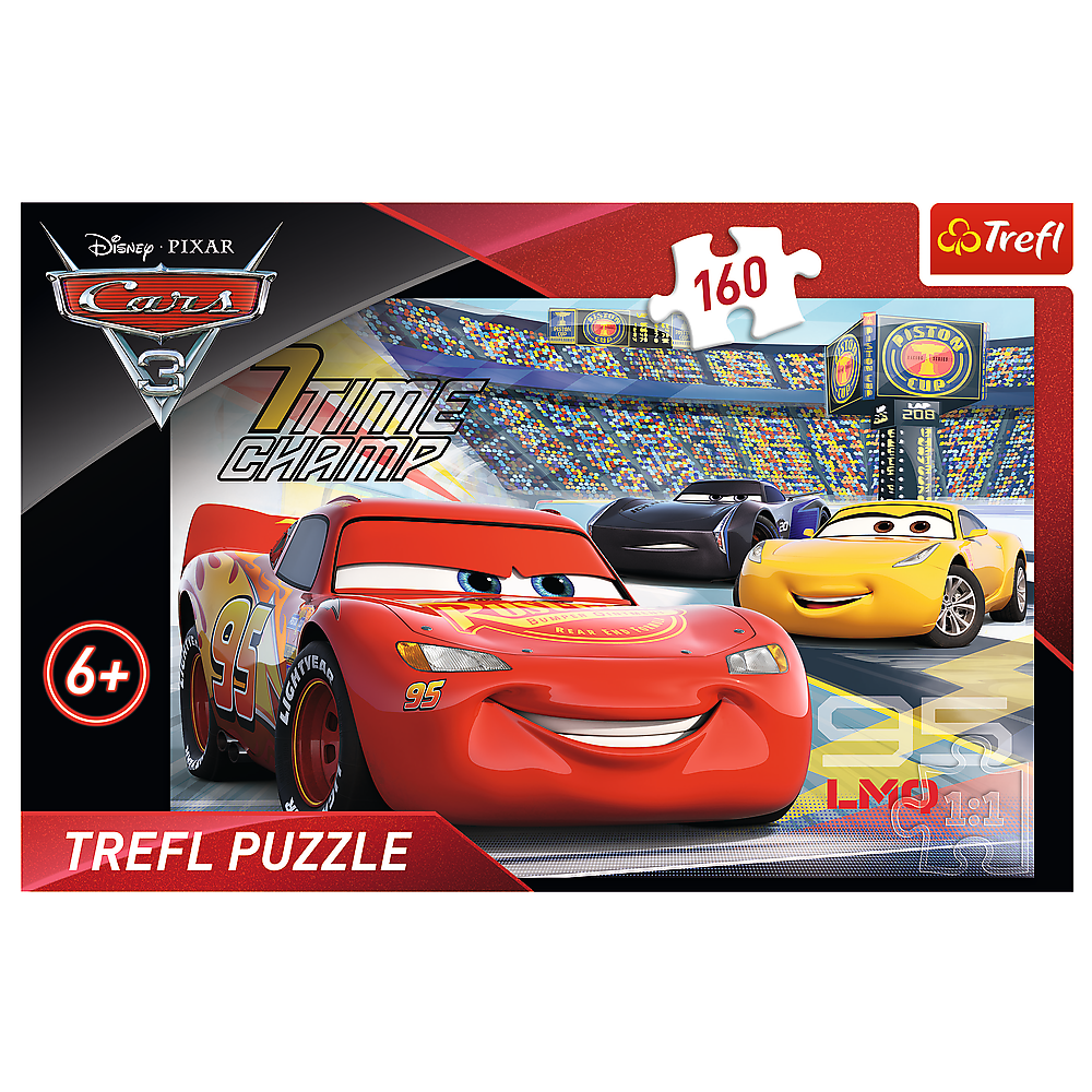 Puzzle Trefl Disney Cars, Accelereaza 160 piese image 1