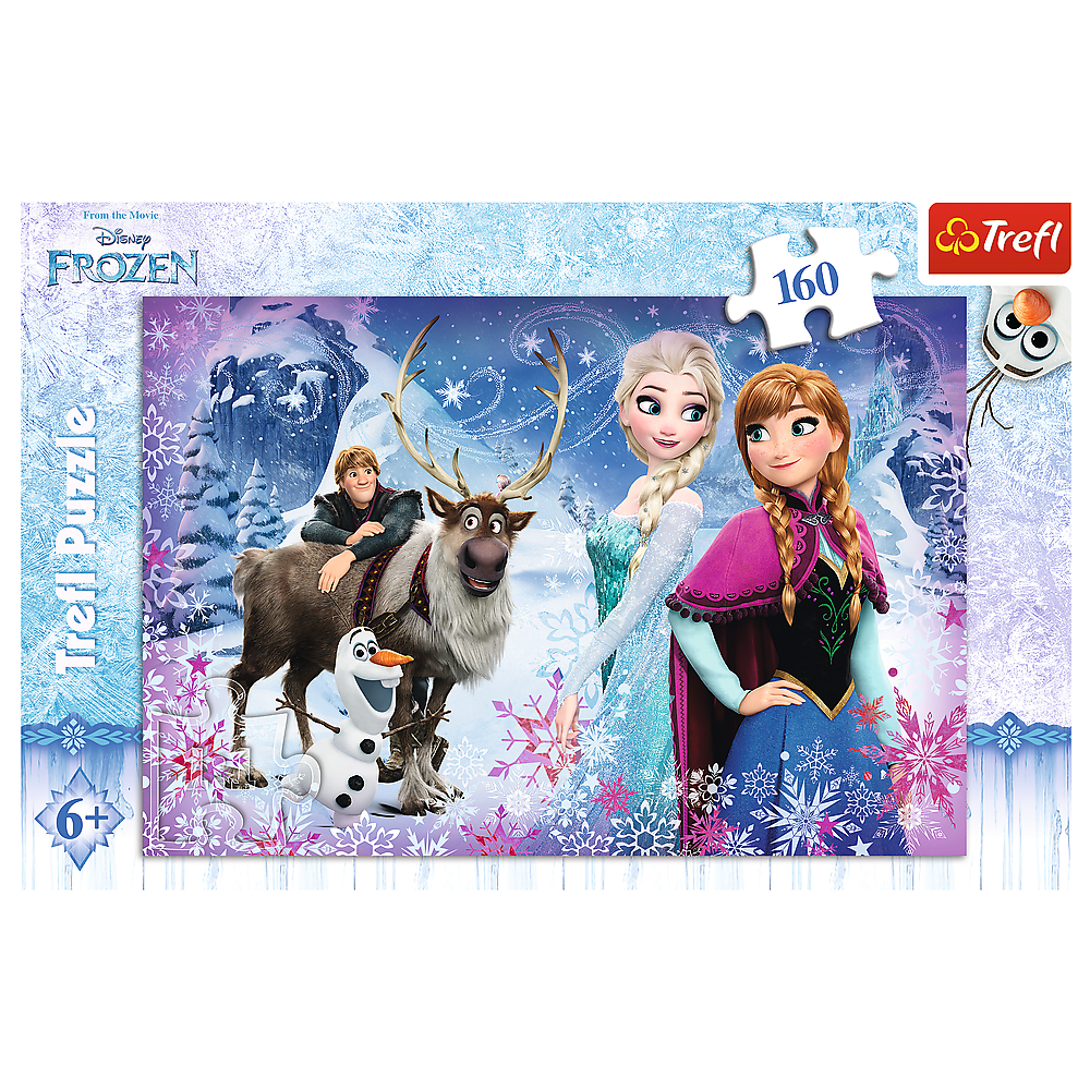 Puzzle Trefl Disney Frozen, Aventura iernii 160 piese image 1
