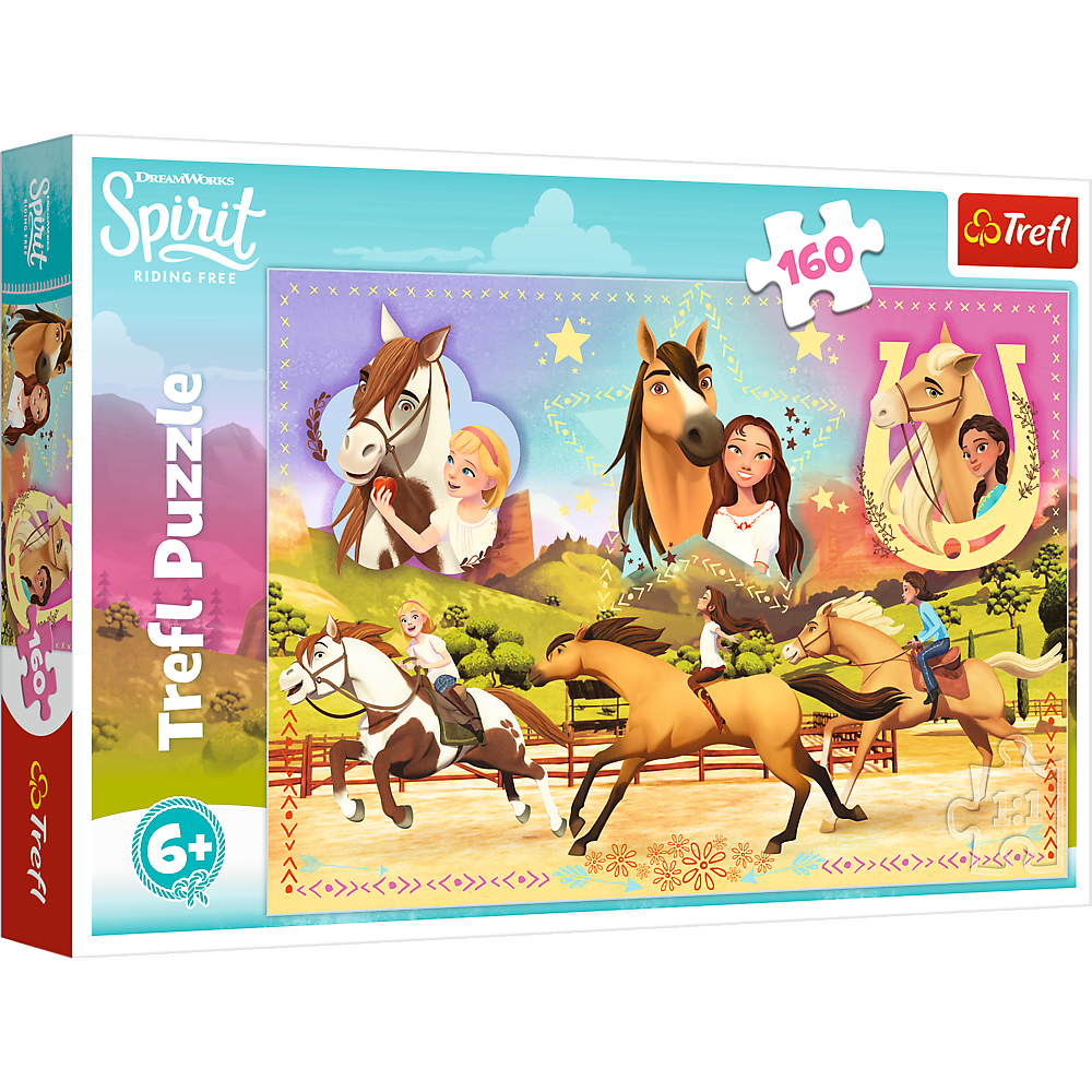 Puzzle Trefl DreamWorks Spirit, Cele trei prietene 160 piese