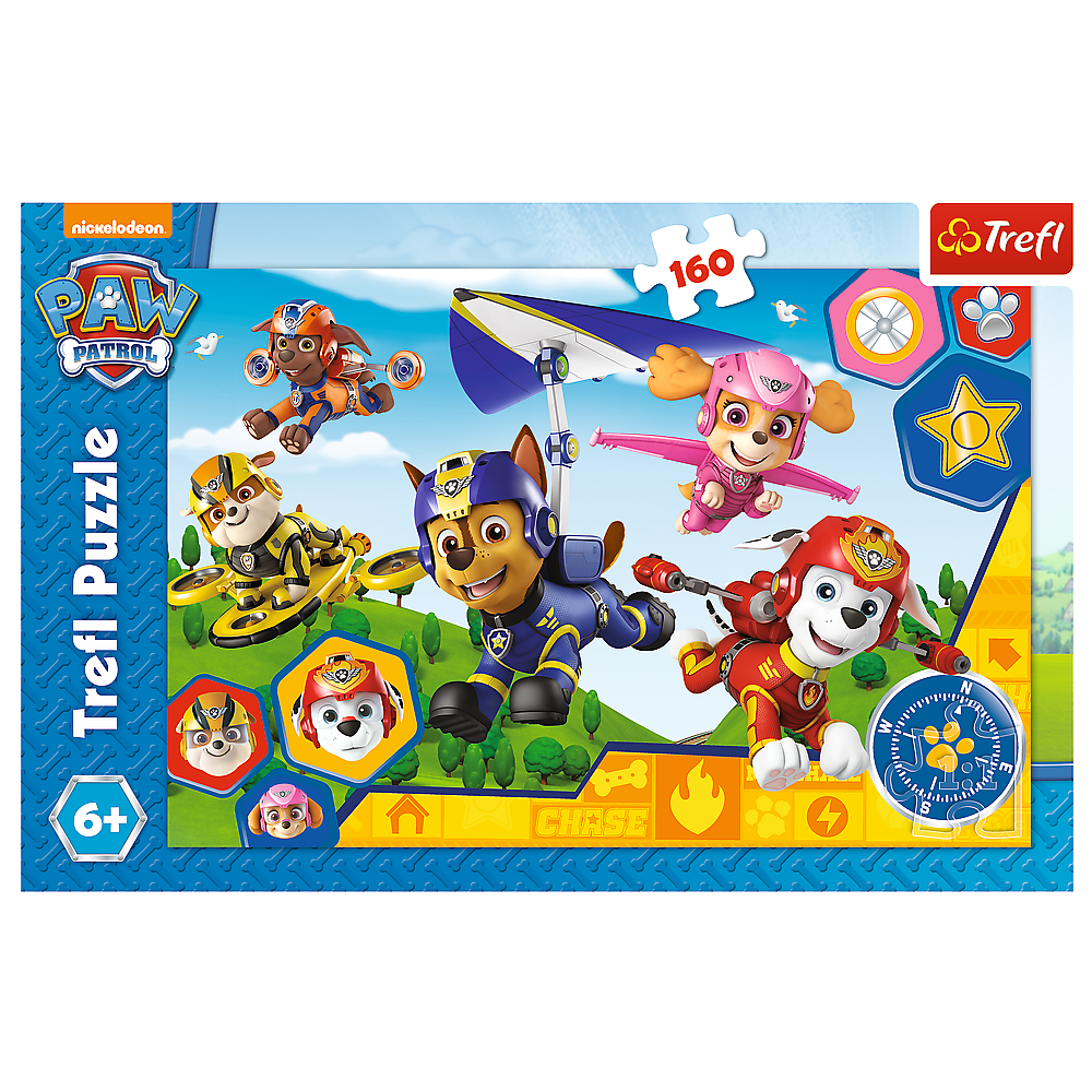 Puzzle Trefl Paw Patrol, Pregatiti de ajutor 160 piese image 1