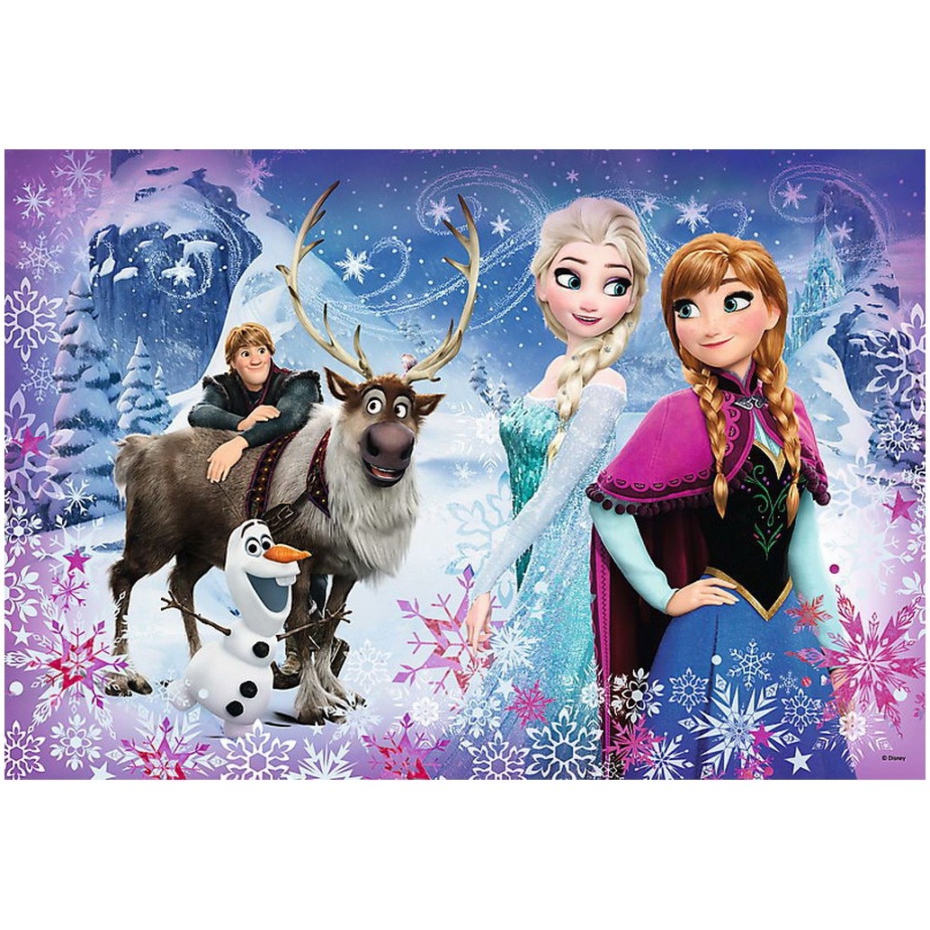 Puzzle Trefl Disney Frozen, Aventura iernii 160 piese image 2