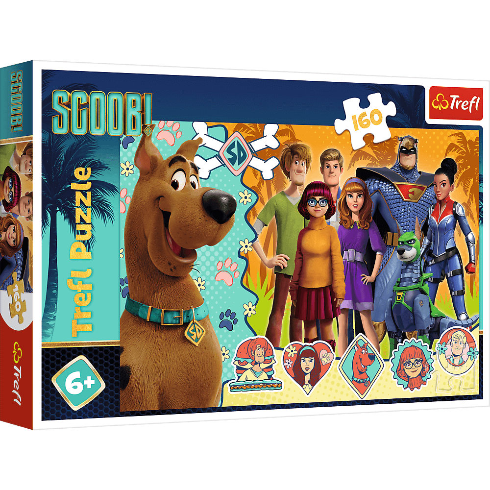 Puzzle Trefl Scooby Doo, Scooby in actiune 160 piese