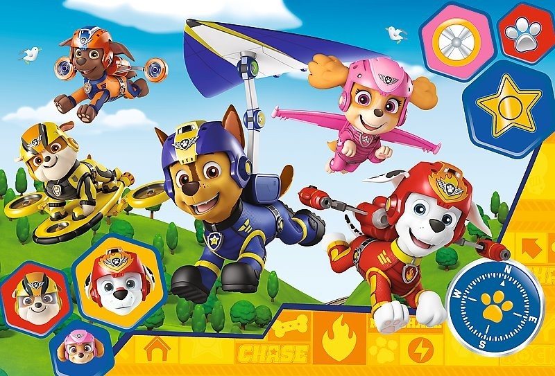 Puzzle Trefl Paw Patrol, Pregatiti de ajutor 160 piese image 2