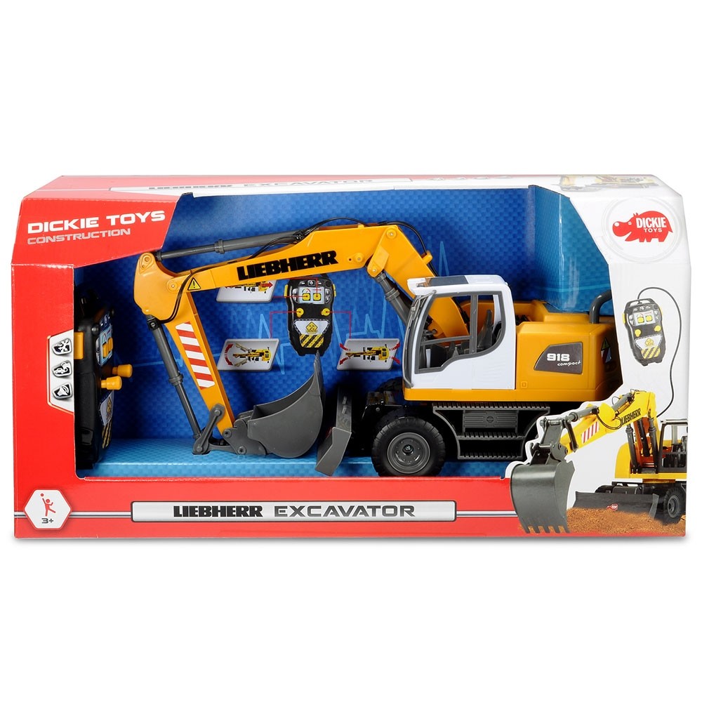 Excavator Dickie Toys Liebherr cu telecomanda image 1