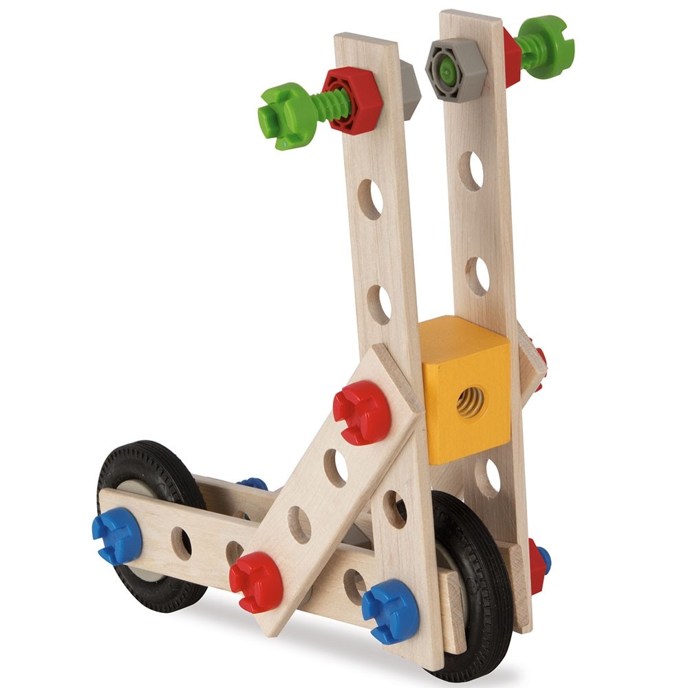 Set constructie din lemn Eichhorn Big Loc 100 piese image 4