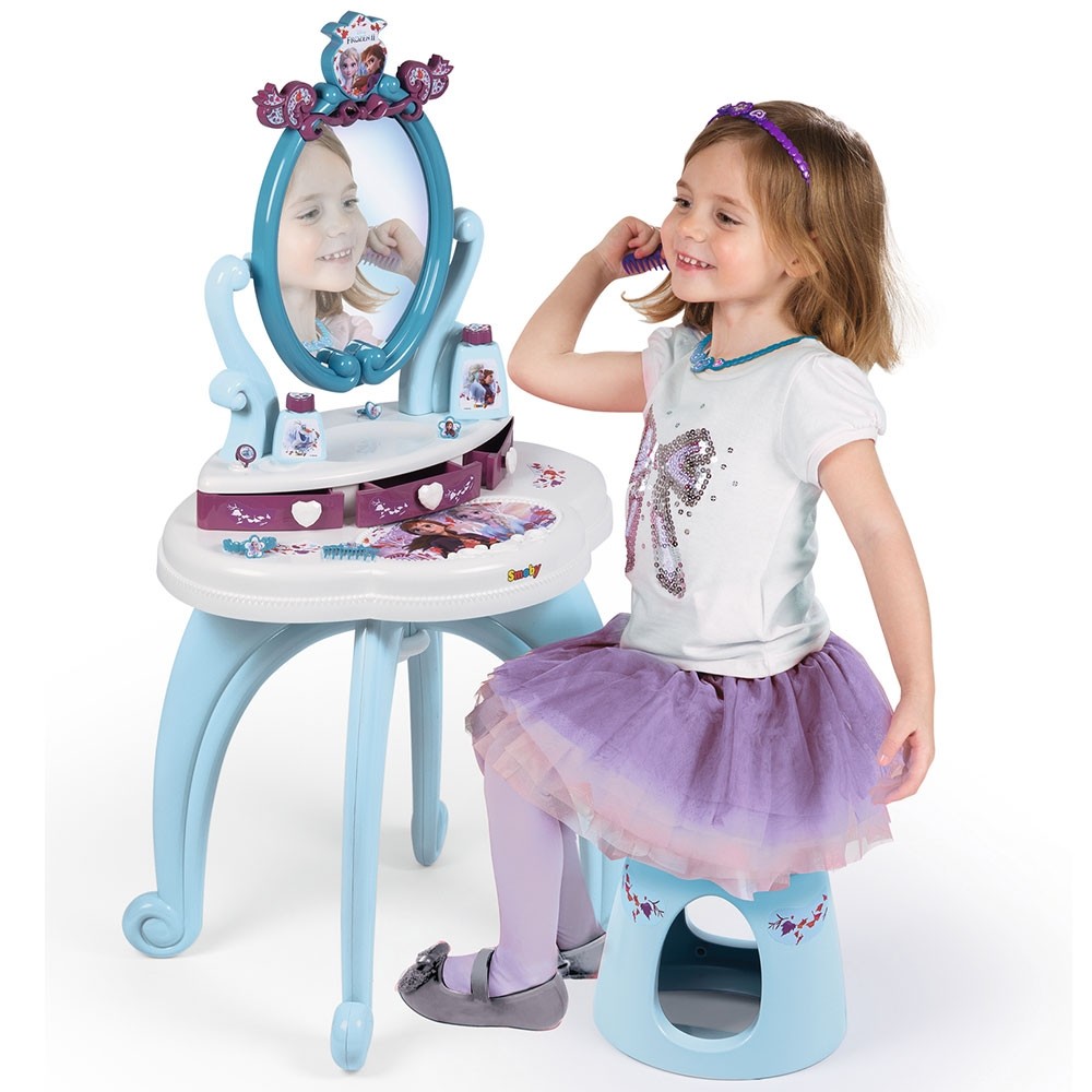 Jucarie Smoby Masuta de machiaj Frozen 2 2 in 1 cu accesorii image 1