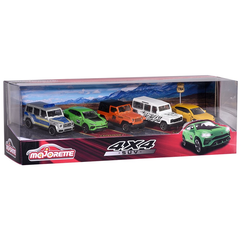 Set Majorette 5 masinute SUV 4x4 image 1