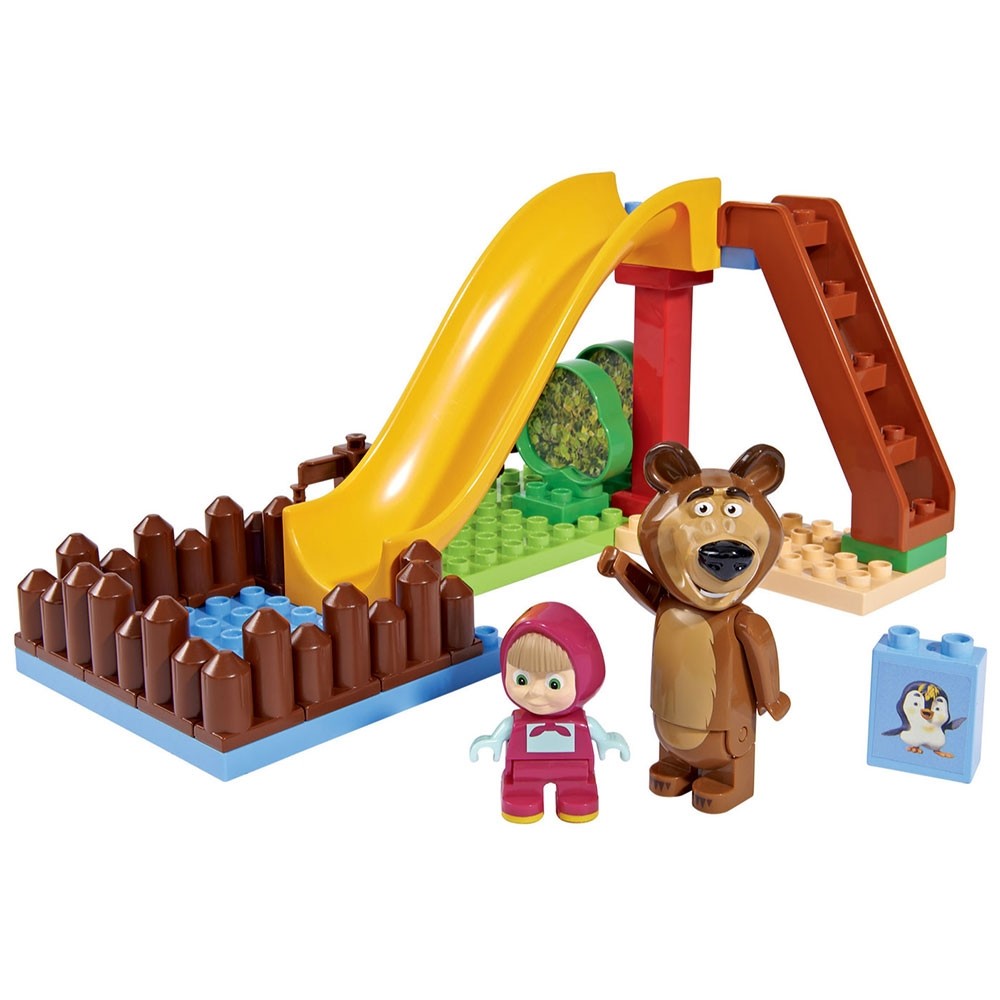 Set constructie Big Masha and the Bear Pool Fun 29 piese