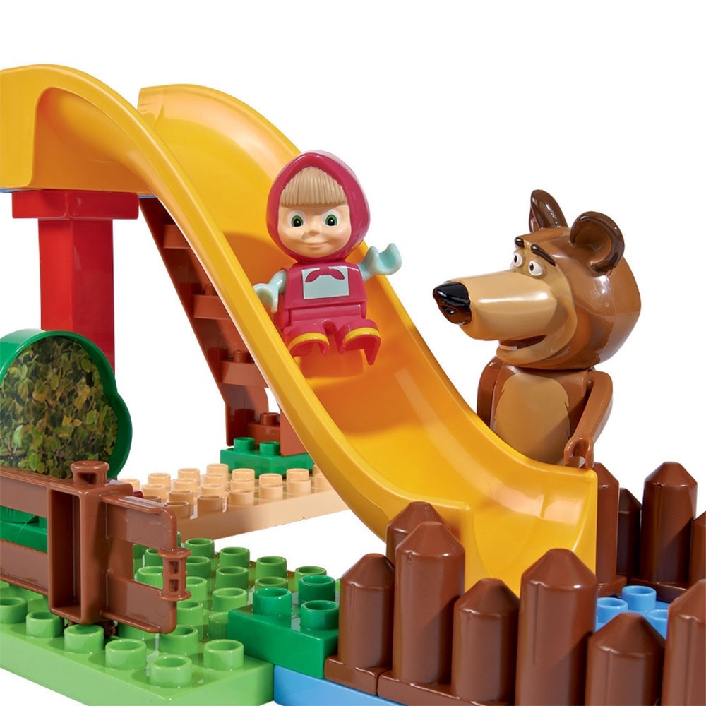 Set constructie Big Masha and the Bear Pool Fun 29 piese image 3