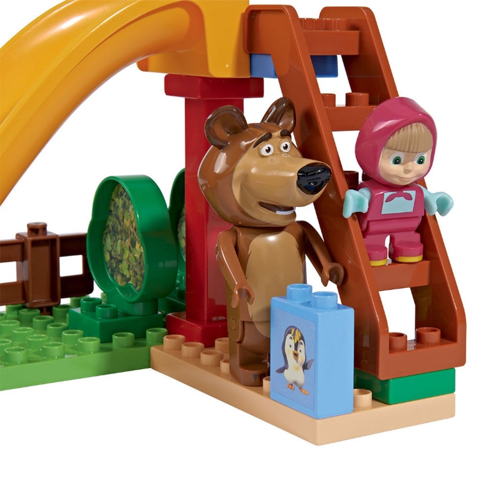 Set constructie Big Masha and the Bear Pool Fun 29 piese image 4