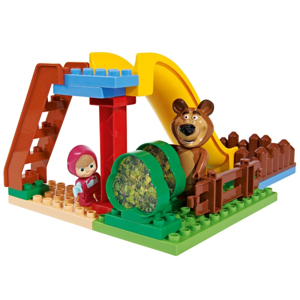 Set constructie Big Masha and the Bear Pool Fun 29 piese image 5