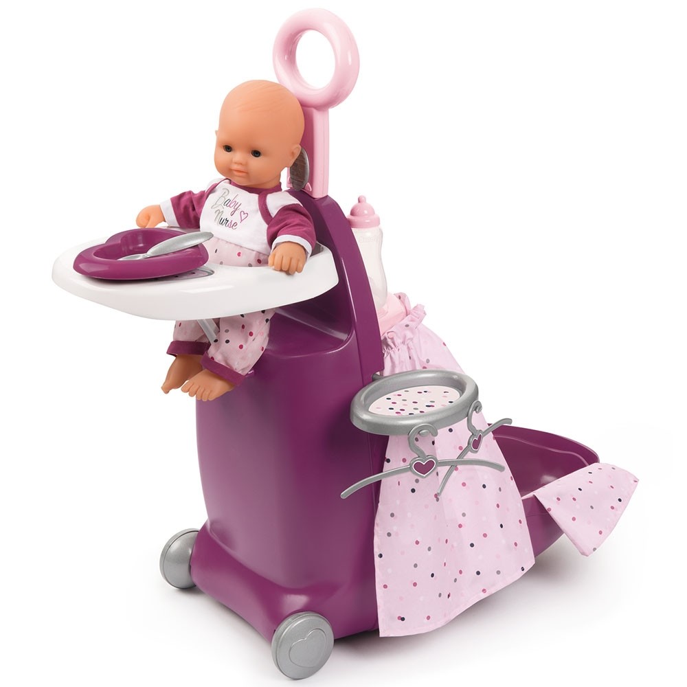 Valiza multifunctionala pentru papusi Smoby Baby Nurse 3 in 1 image 2