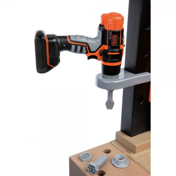 Atelier Smoby Black & Decker Bricolo Center cu accesorii image 4