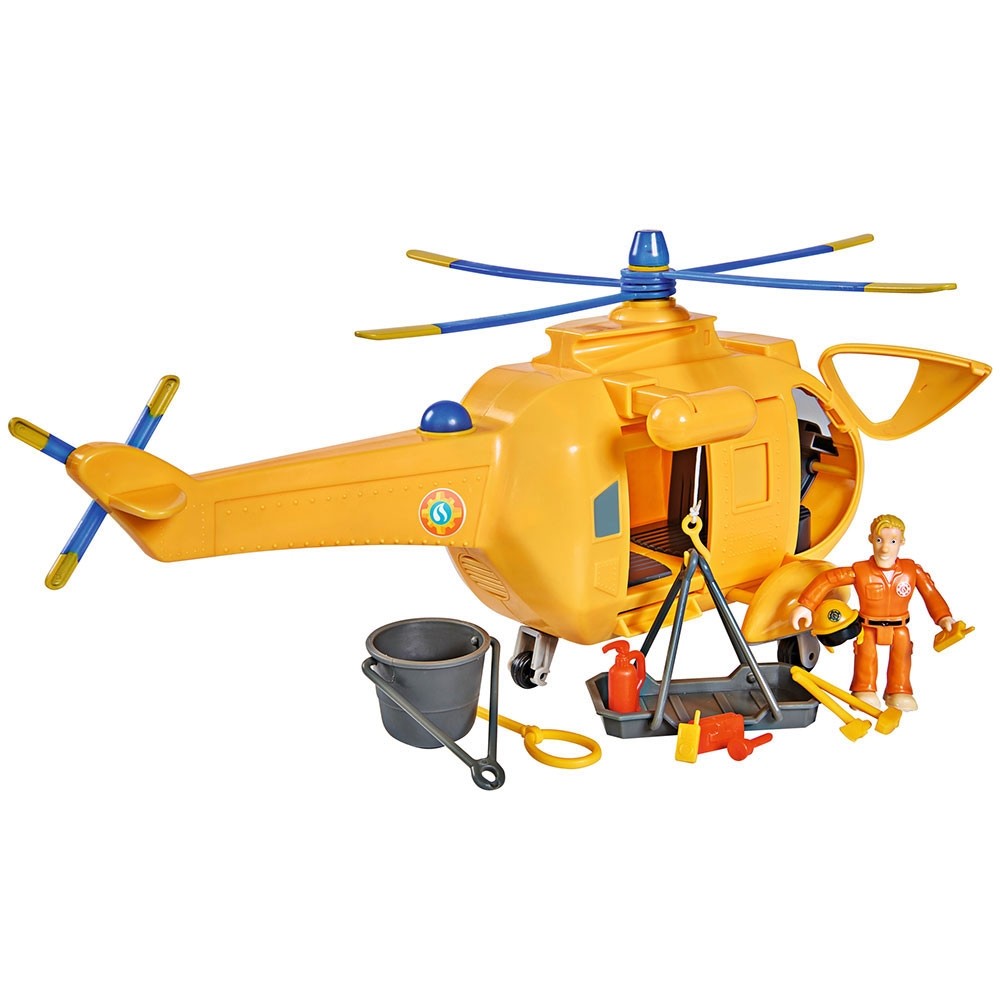 Jucarie Simba Elicopter Fireman Sam Wallaby 2 cu figurine si accesorii image 1