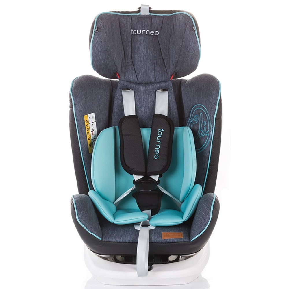 Scaun auto Chipolino Tourneo 0-36 kg sky blue cu sistem Isofix image 5