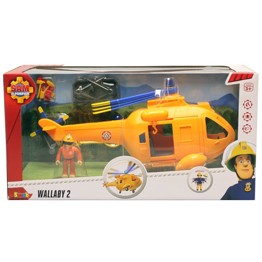 Jucarie Simba Elicopter Fireman Sam Wallaby 2 cu figurine si accesorii image 10