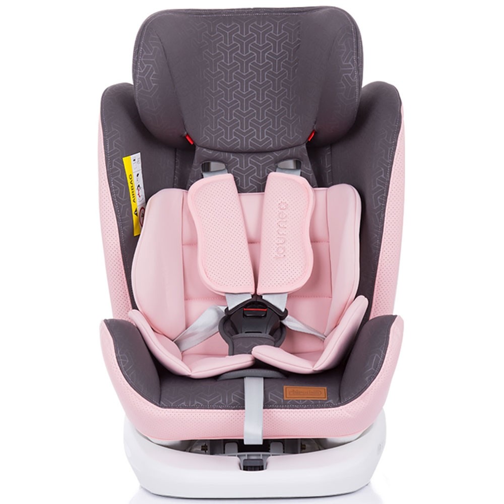 Scaun auto Chipolino Tourneo 0-36 kg baby pink cu sistem Isofix image 2