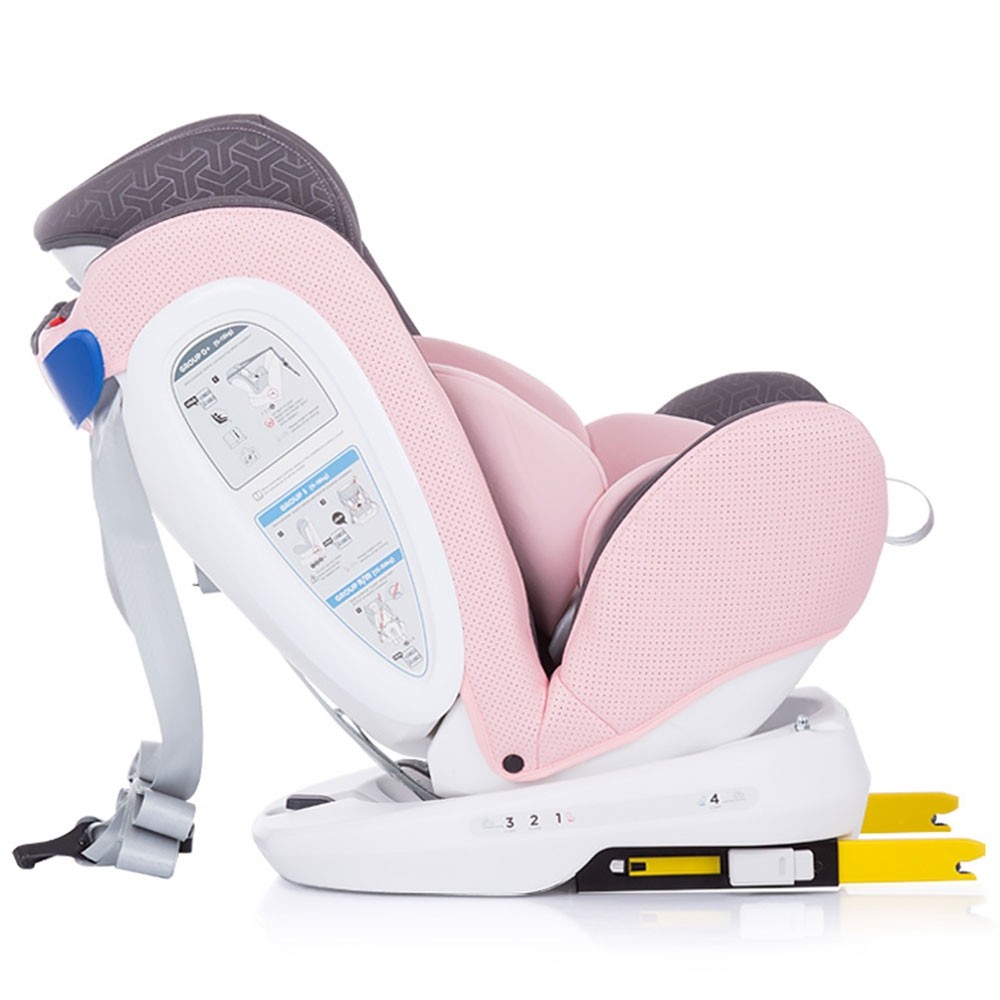 Scaun auto Chipolino Tourneo 0-36 kg baby pink cu sistem Isofix image 5